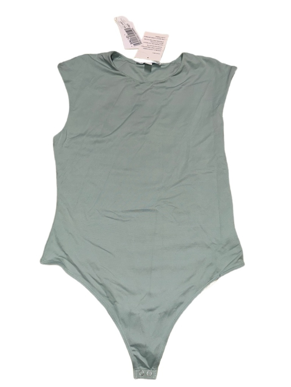 NWT Light Sage Green Sleeveless Bodysuit